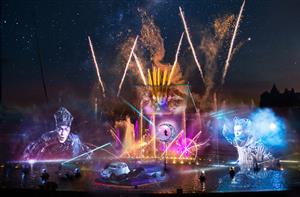 Aquaféerie, spectacle nocturne du Futuroscope