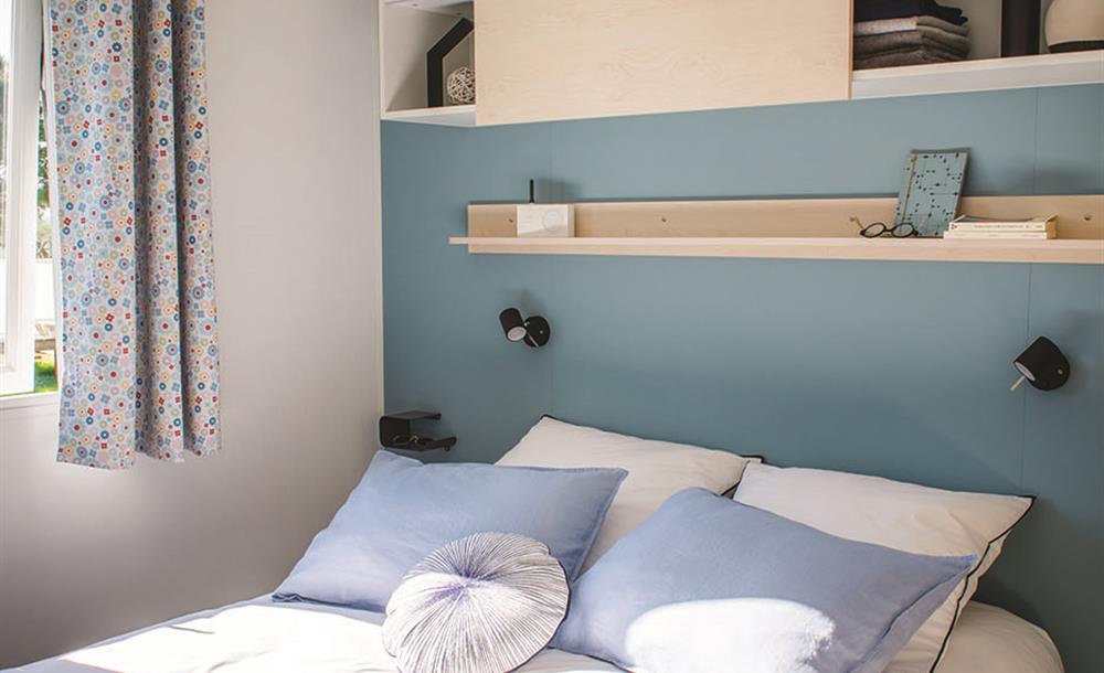 Chambre d'un mobile-home 4 chambres au Camping du Futur