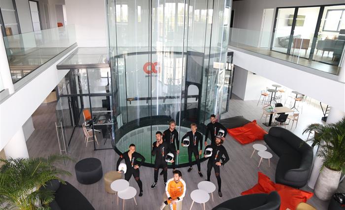 Salle de Chute libre indoor