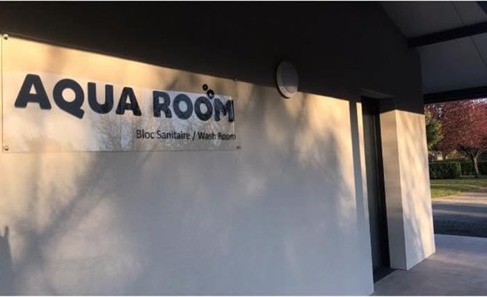 Signalétique Aqua Room