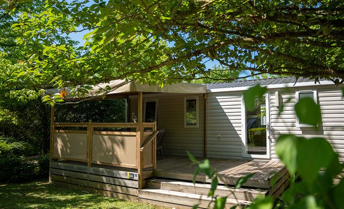 Mobile-home 3 chambres avec terrasse spacieuse